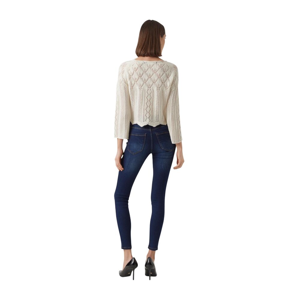Vero Moda Beiges Baumwoll-Sweatshirt