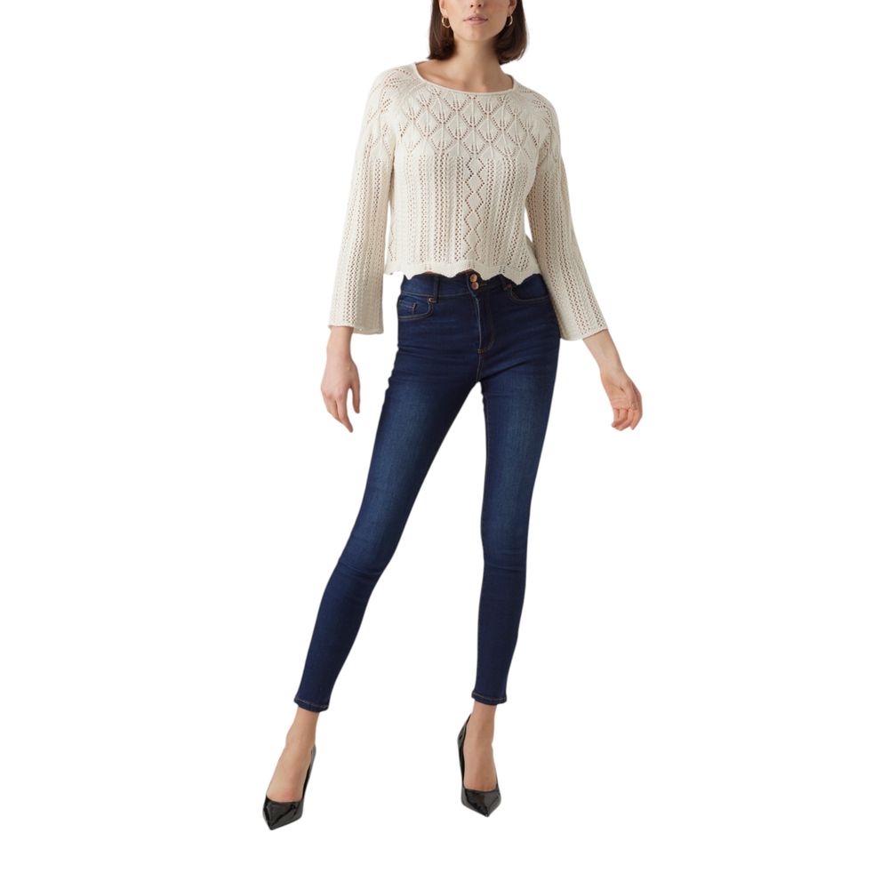 Vero Moda Beiges Baumwoll-Sweatshirt