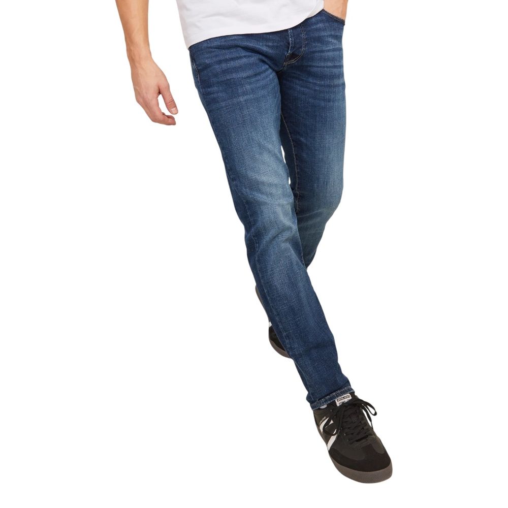 Jack Jones Blaue Baumwoll-Jeans im Relaxed Fit