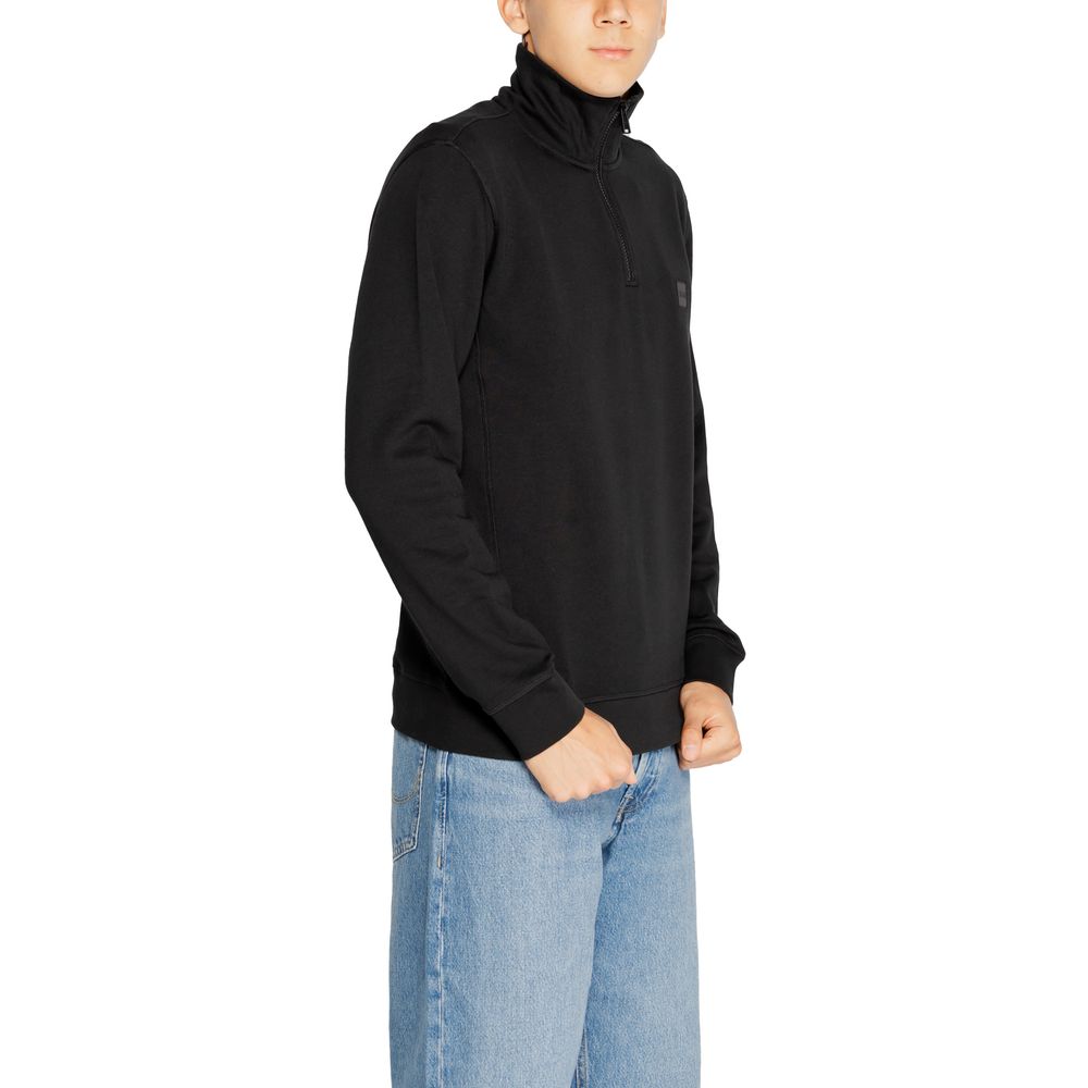 Hugo Boss Schwarzes Baumwoll-Sweatshirt