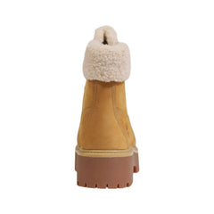 Timberland Beige Veterschoenen van Gerecycled Leer