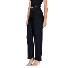 Vero Moda Zwarte Katoenen Mom Jeans