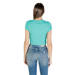 Calvin Klein Jeans Turquoise Katoenen T-shirt