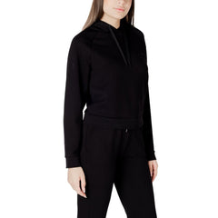 Armani Exchange Zwarte Viscose Hoodie