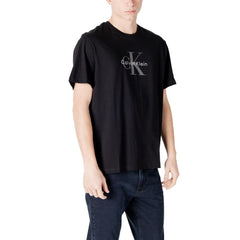 Calvin Klein Jeans Schwarzes Baumwoll-T-Shirt