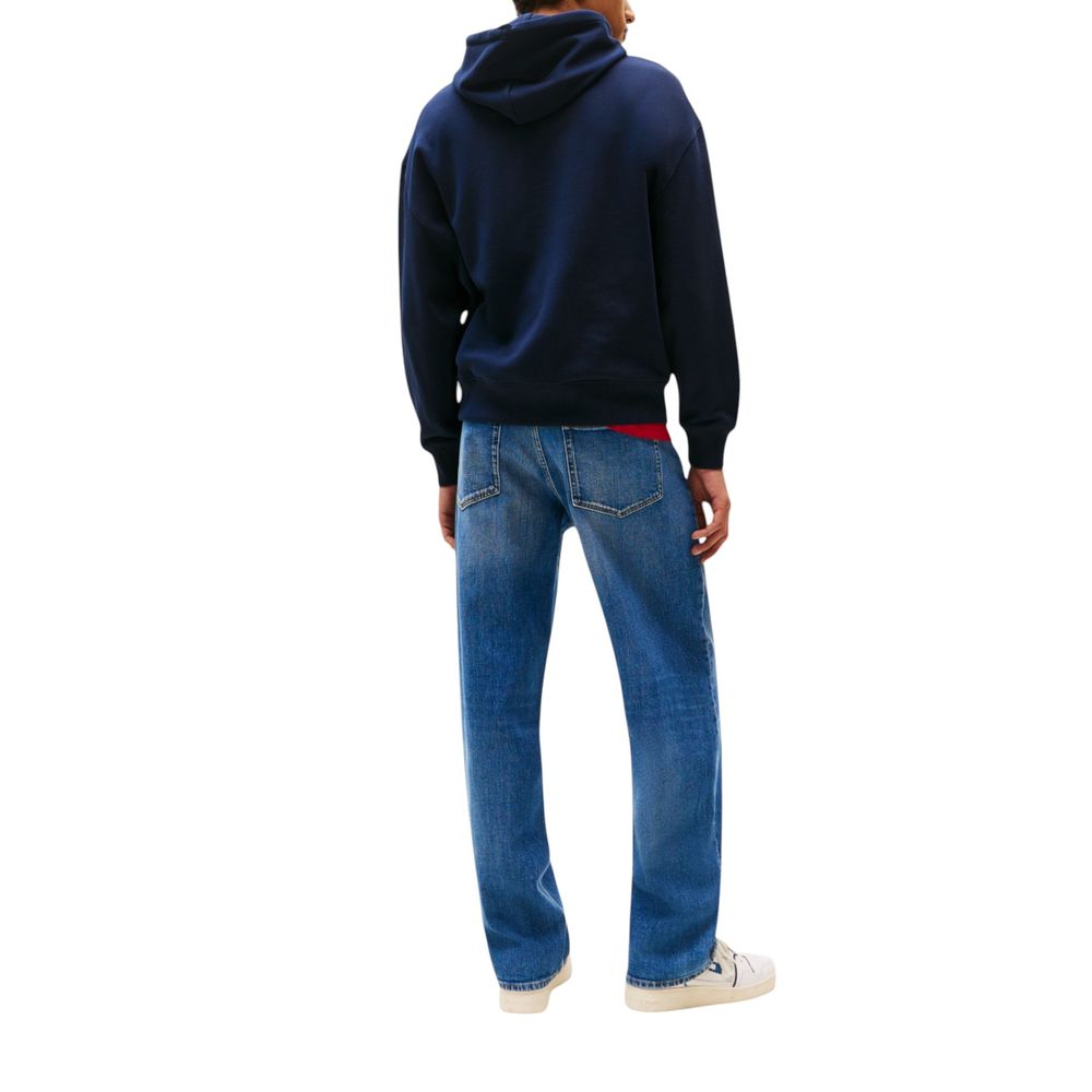 Tommy Hilfiger Jeans Blue Recycled Cotton Hoodie