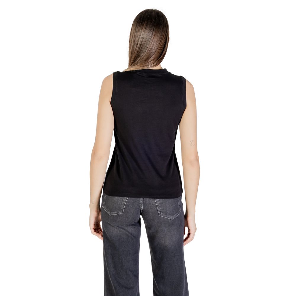 Calvin Klein Jeans Schwarzes Baumwoll-T-Shirt
