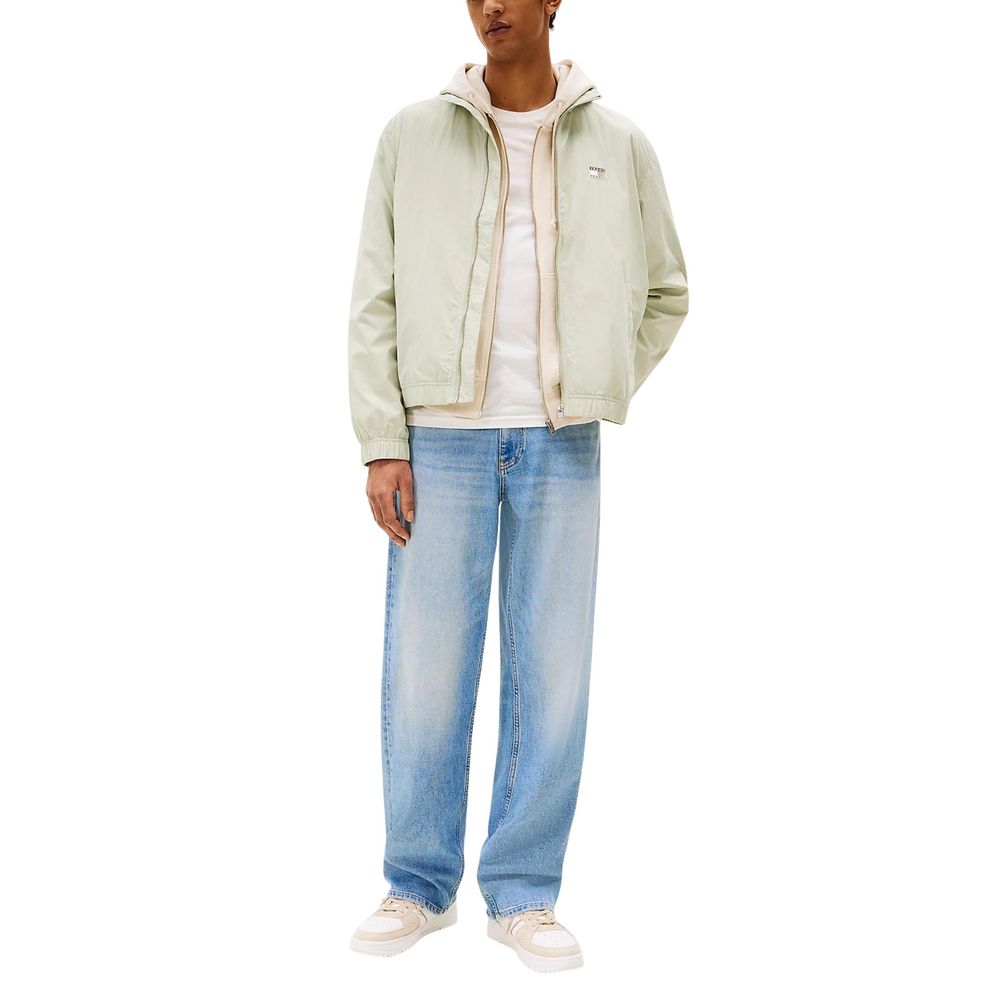 Tommy Hilfiger Jeans Bicolor Bomber aus recyceltem Polyamid