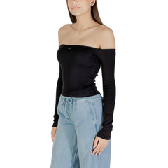 Tommy Hilfiger Jeans Langarm-T-Shirt aus recycelter Baumwolle in Schwarz