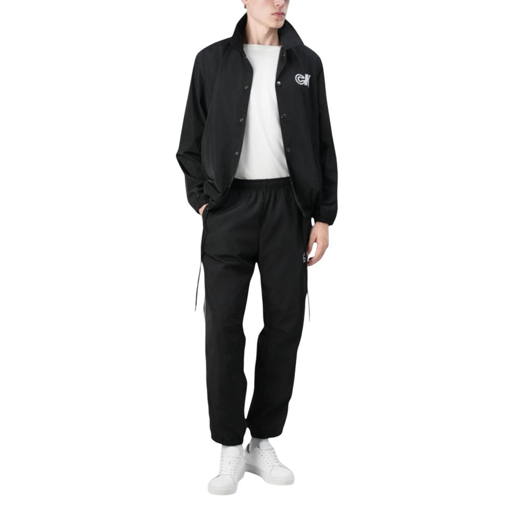 Calvin Klein Jeans Schwarze Polyester-Jogginghose (Trainingshose)