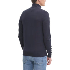 Tommy Hilfiger blaue Baumwoll-Strickjacke