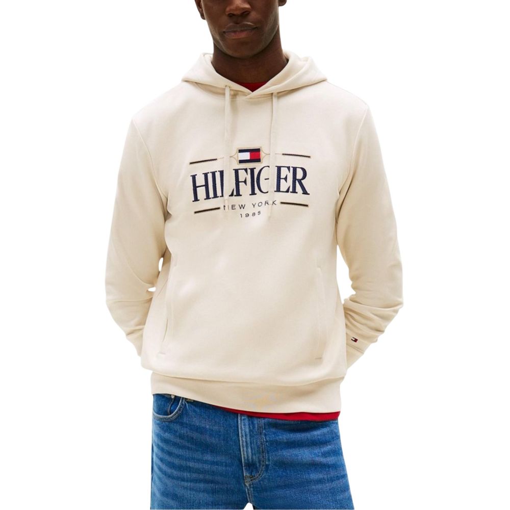 Tommy Hilfiger Beige Bio-Baumwoll-Hoodie