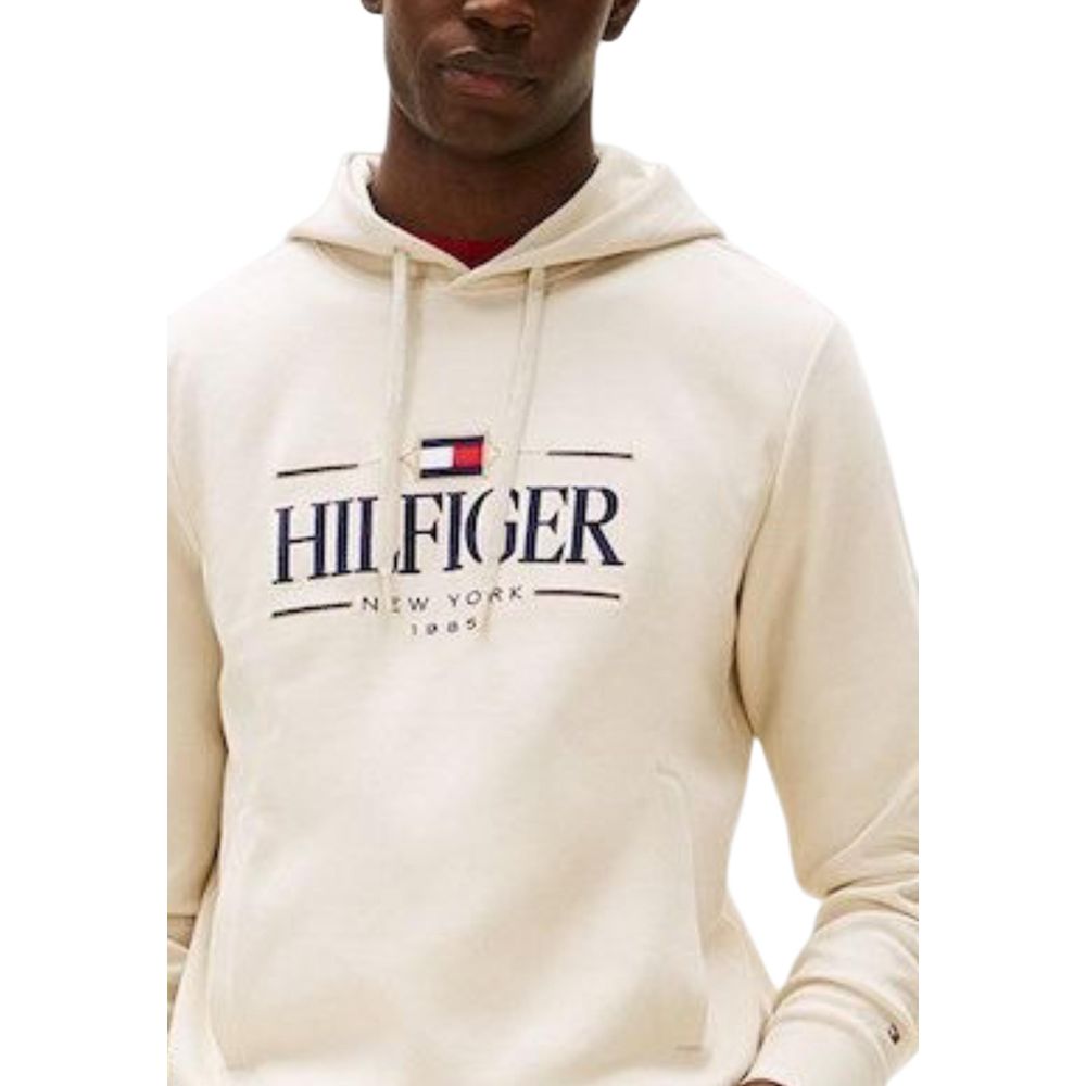 Tommy Hilfiger Beige Bio-Baumwoll-Hoodie