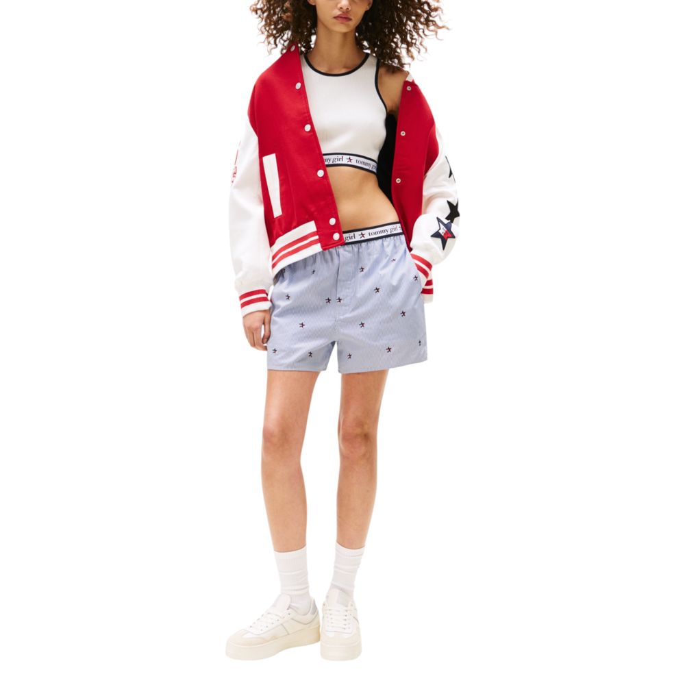 Tommy Hilfiger Jeans Creme Bio-Baumwoll-Top