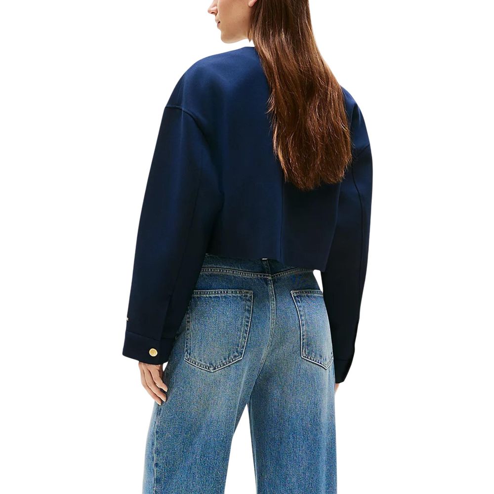 Tommy Hilfiger Blazer aus blauer Viskose