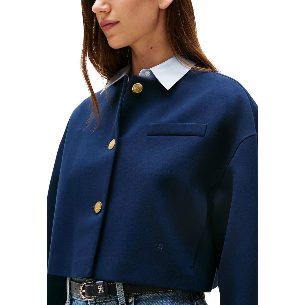 Tommy Hilfiger Blazer aus blauer Viskose