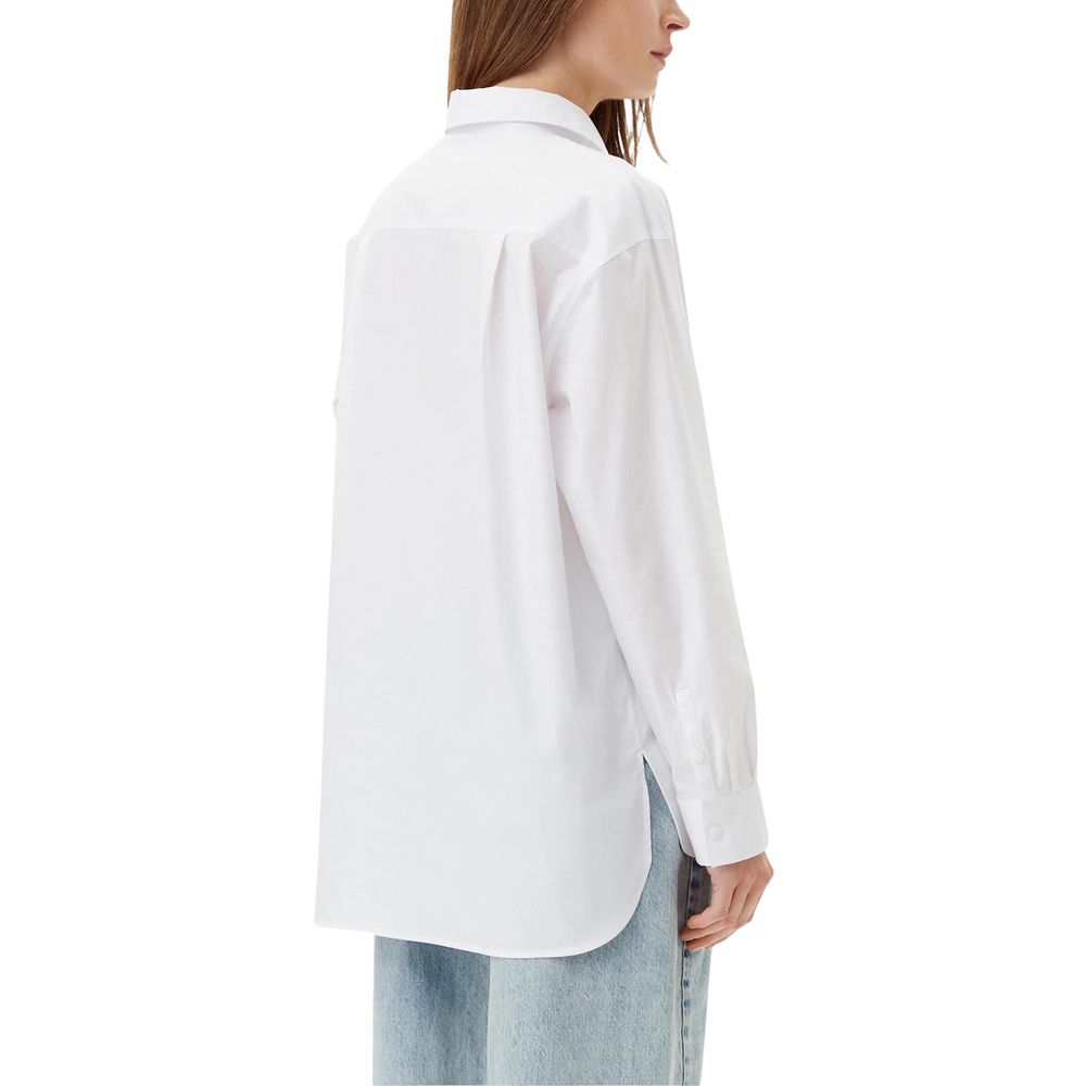 Calvin Klein Jeans Weiße Baumwollbluse