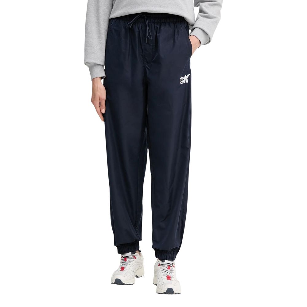 Calvin Klein Jeans Blaue Jogginghose aus recyceltem Polyester