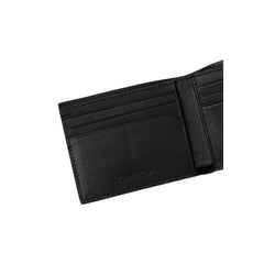 Calvin Klein Zwarte Portemonnee van Gerecycled Polyester