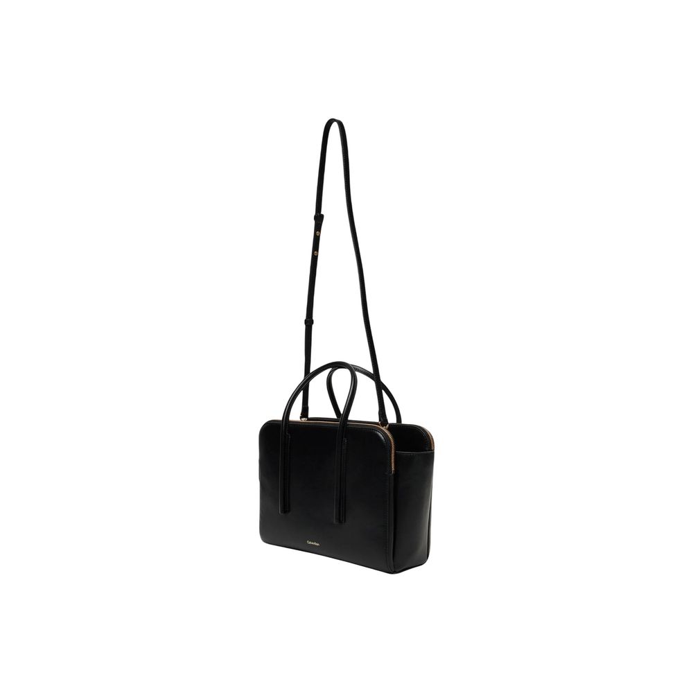 Calvin Klein Handtasche aus schwarzem Leder