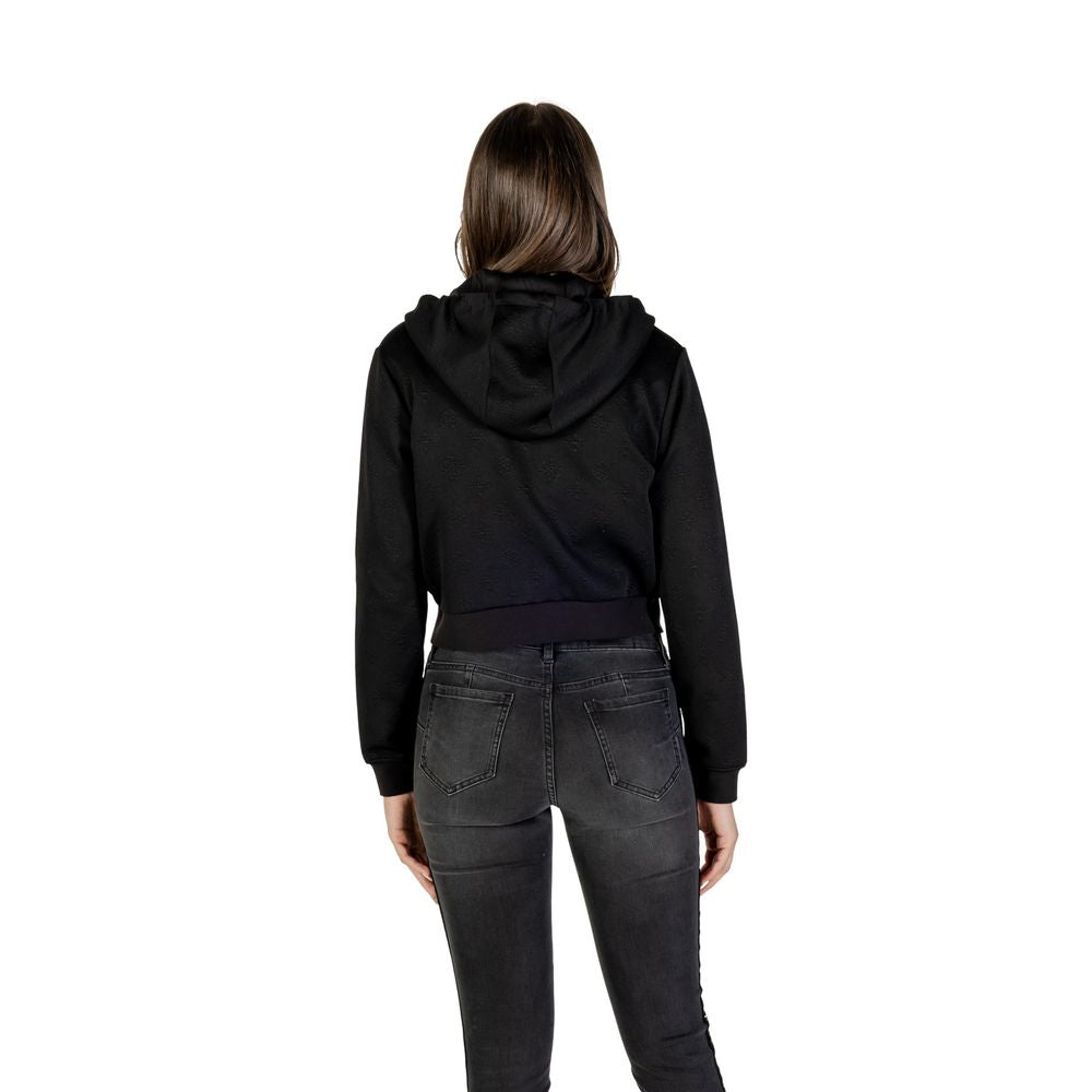 Guess Active Hoodie aus schwarzem Polyester
