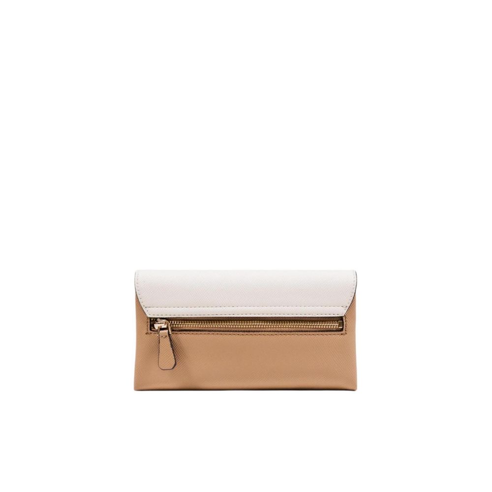 Guess Beige Polyethyleen Clutch Tas