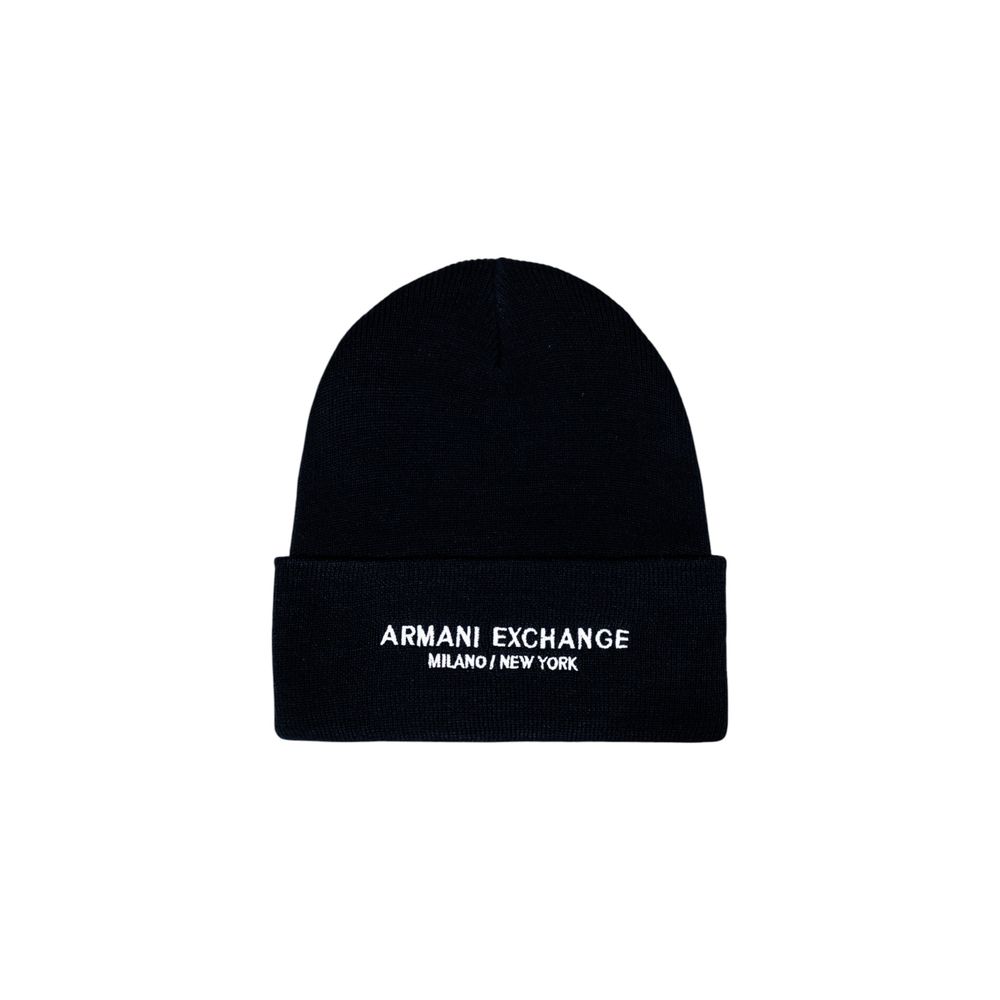 Armani Exchange Blaue Polyesterkappe (Baseballkappe)