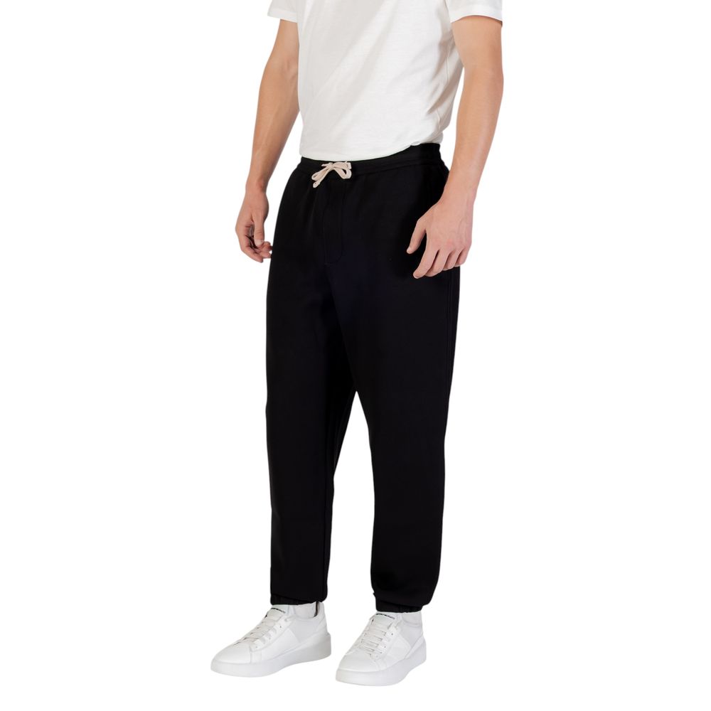 Armani Exchange Schwarze Jogginghose aus Baumwolle (Sporthose)