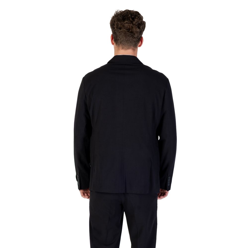 Armani Exchange Schwarzer Lyocell Blazer