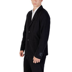 Armani Exchange Schwarzer Lyocell Blazer