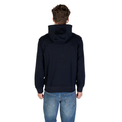 Armani Exchange Blauer Baumwoll-Hoodie