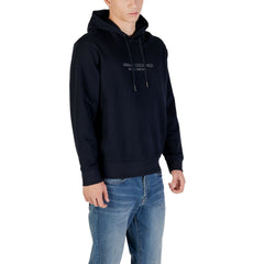 Armani Exchange Blauer Baumwoll-Hoodie