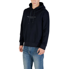 Armani Exchange Blauer Baumwoll-Hoodie