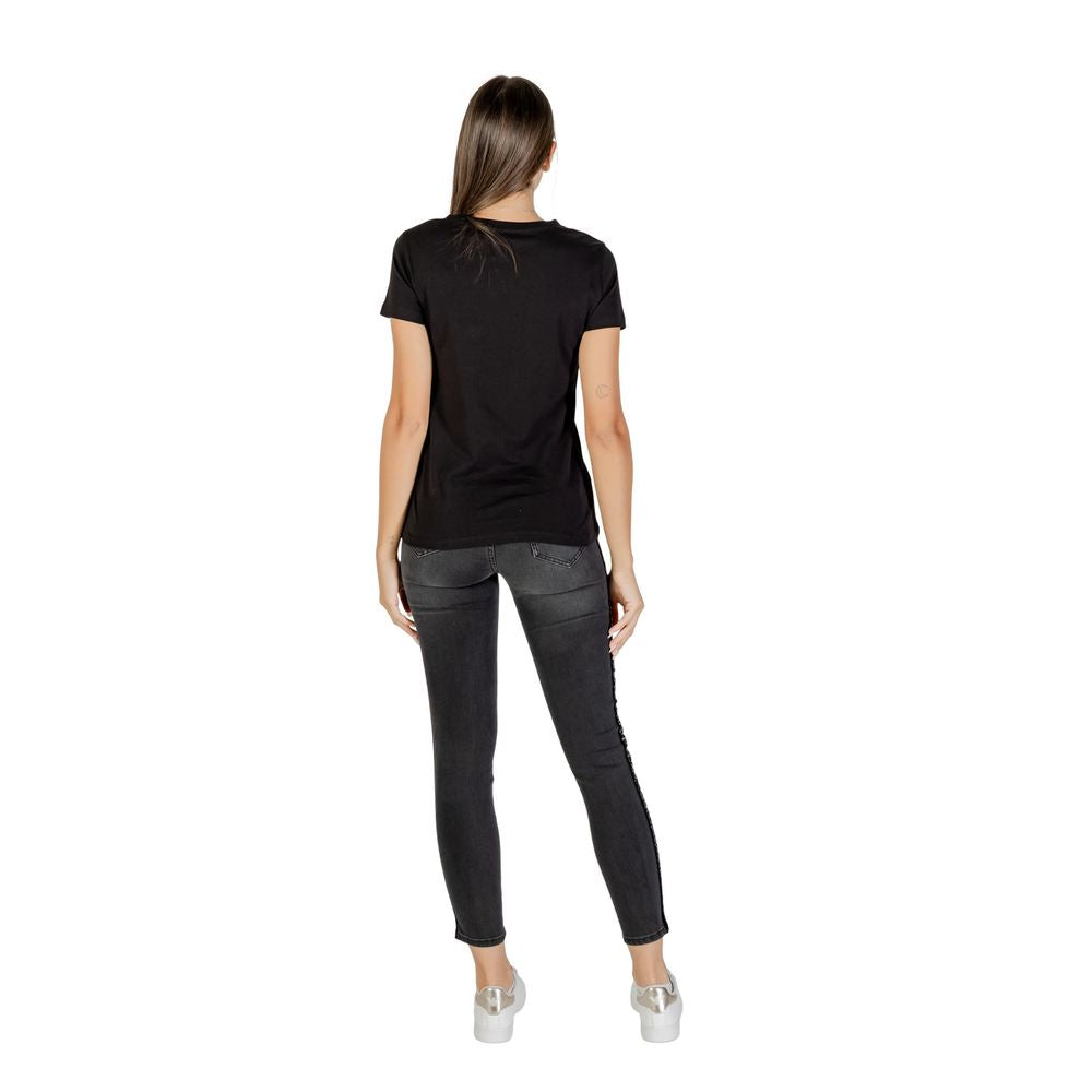 Armani Exchange Zwart Katoenen T-shirt