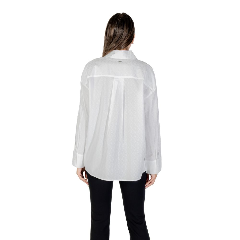 Armani Exchange Weiße Baumwollbluse