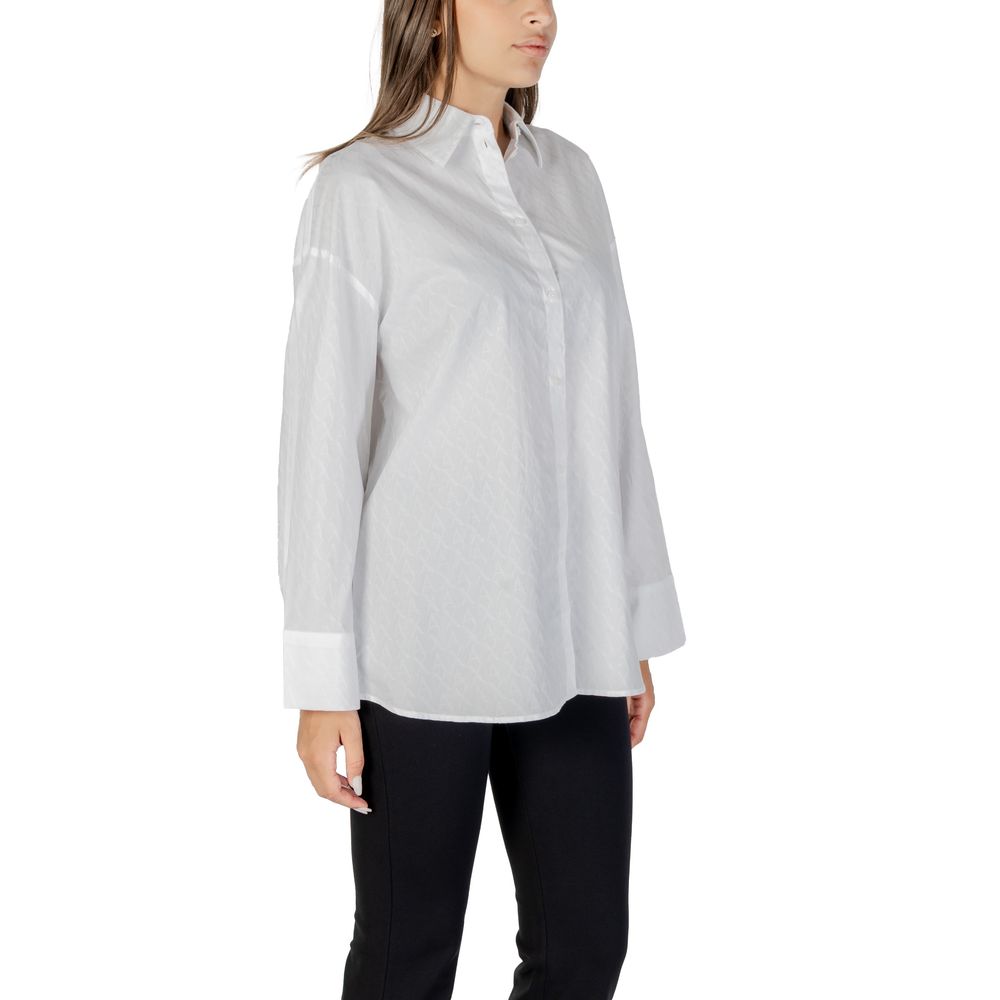 Armani Exchange Weiße Baumwollbluse