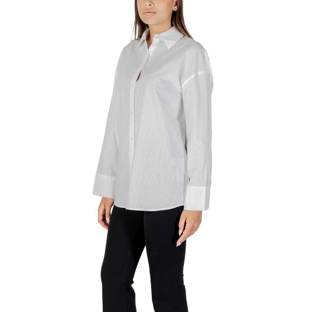 Armani Exchange Weiße Baumwollbluse