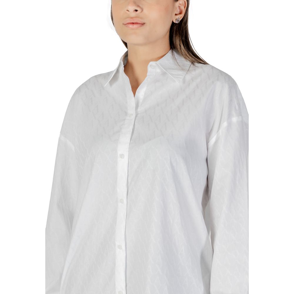 Armani Exchange Weiße Baumwollbluse