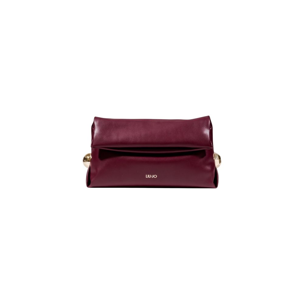 Liu Jo Bordeaux Polyethyleen Clutch Tas