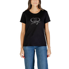 Liu Jo Zwart Katoenen T-shirt