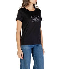 Liu Jo Zwart Katoenen T-shirt
