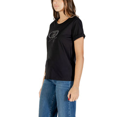 Liu Jo Zwart Katoenen T-shirt