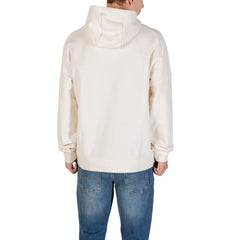 EA7 Emporio Armani Schwarz-weißer Hoodie aus Baumwolle