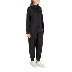 EA7 Emporio Armani Schwarzer Baumwoll-Trainingsanzug