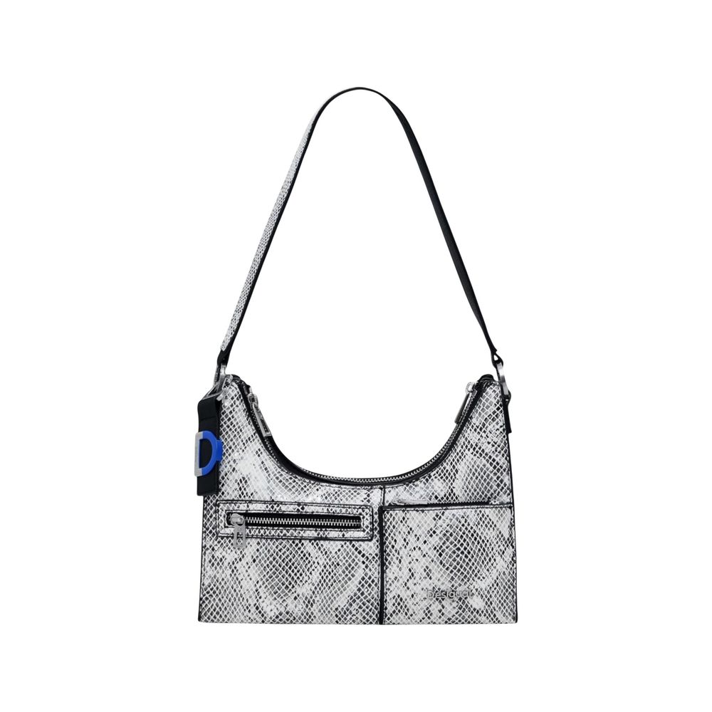 Desigual Schwarze Polyethylen-Handtasche