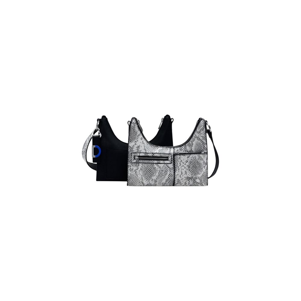 Desigual Schwarze Polyethylen-Handtasche
