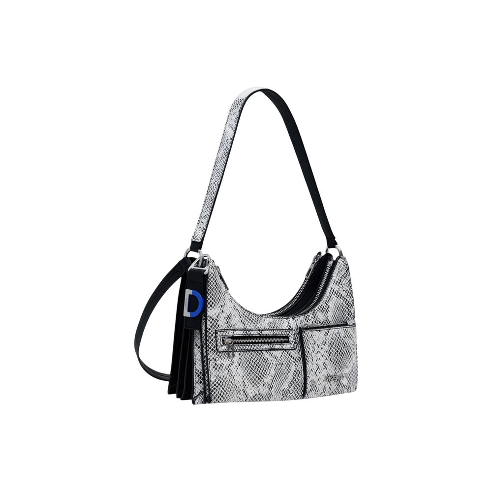 Desigual Schwarze Polyethylen-Handtasche