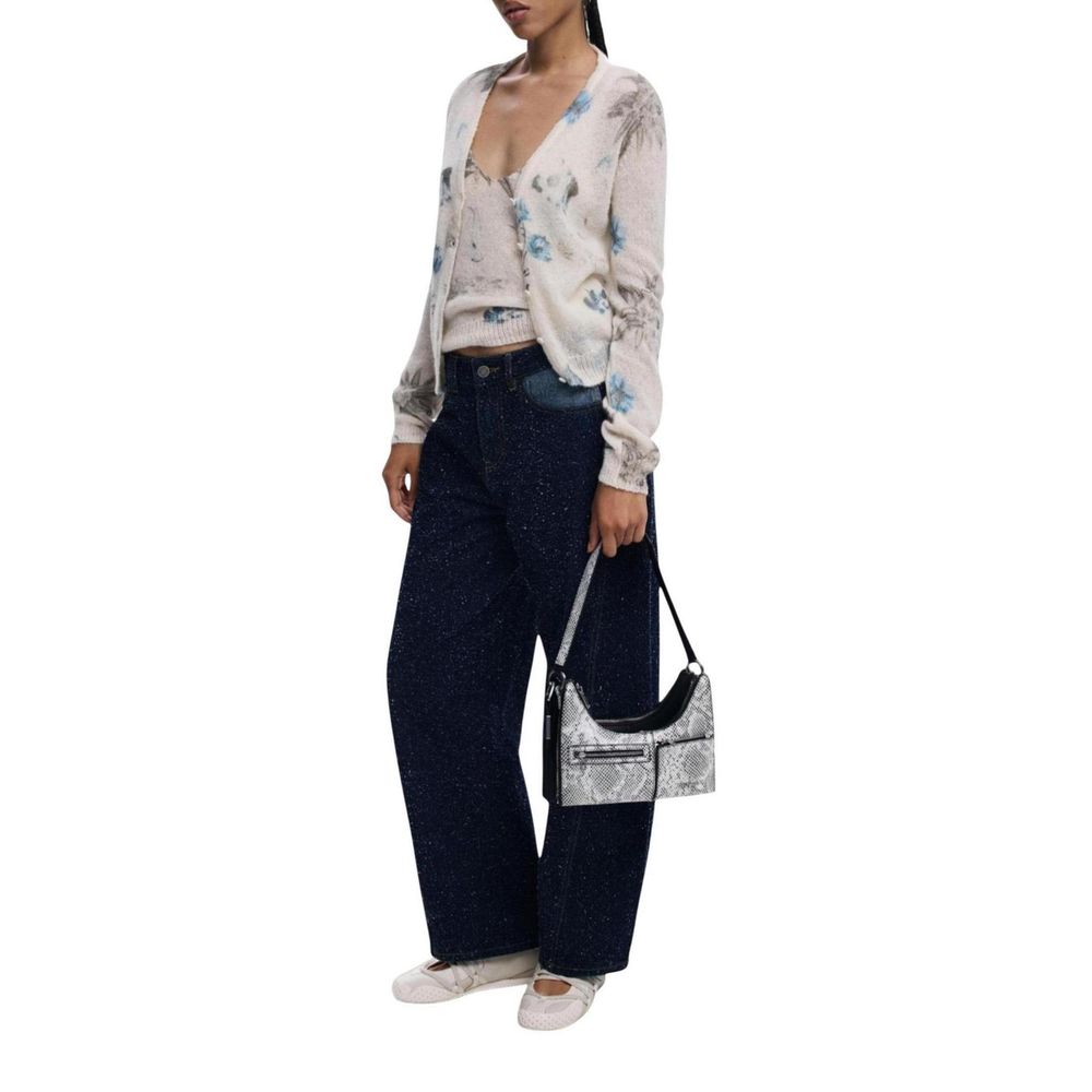 Desigual Schwarze Polyethylen-Handtasche