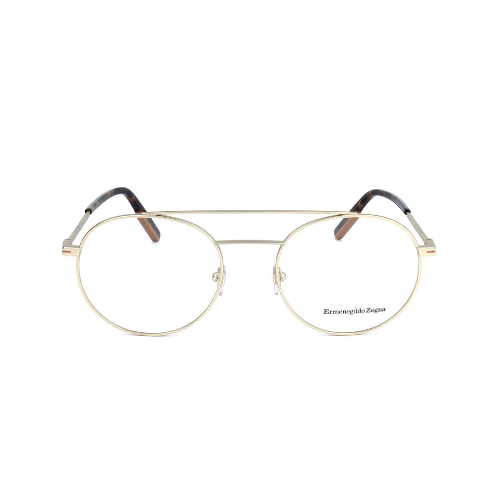 Ermenegildo Zegna Goldene Metallbrille (Gestelle)
