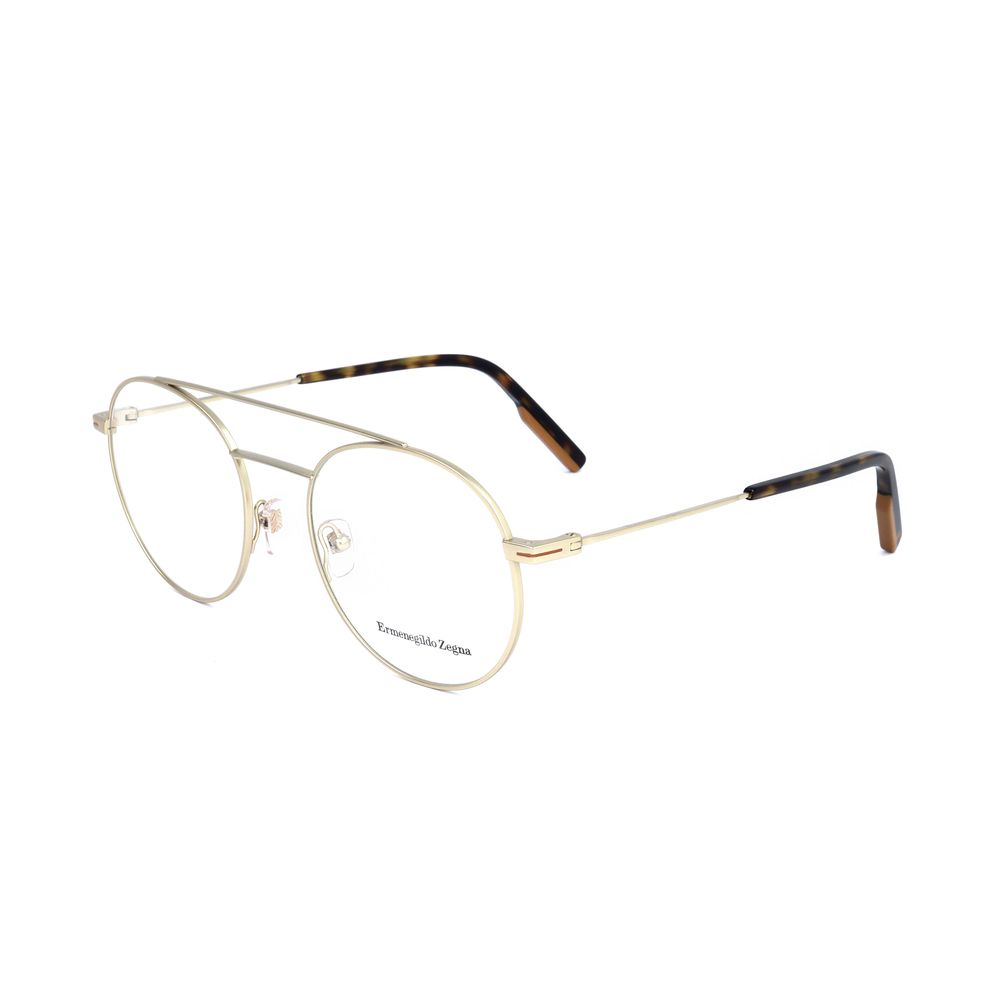 Ermenegildo Zegna Goldene Metallbrille (Gestelle)